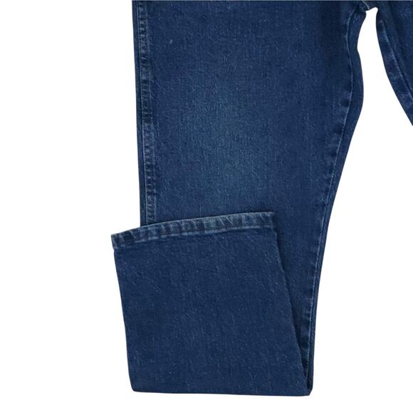Wrangler Jeans Mens 36x29 Blue Straight Leg Regular Fit Premium Denim Pants - Picture 5 of 13